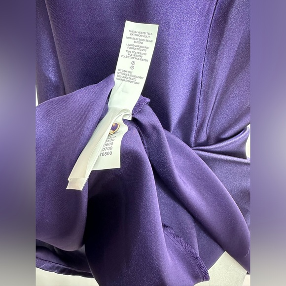 Lucky Brand Silk Floral Border Dress Size Small NWT - Picture 13 of 15